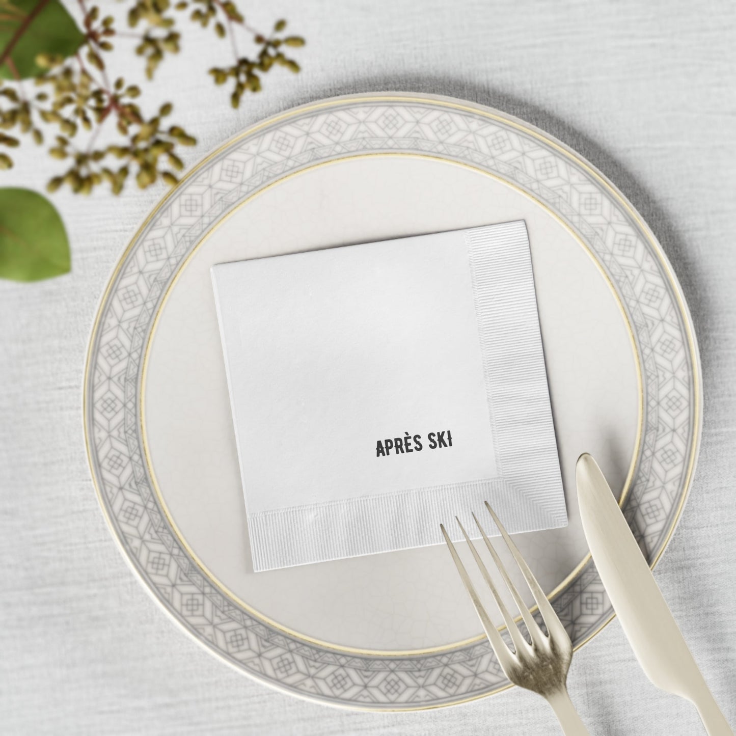 "Après Ski" Cocktail Napkins