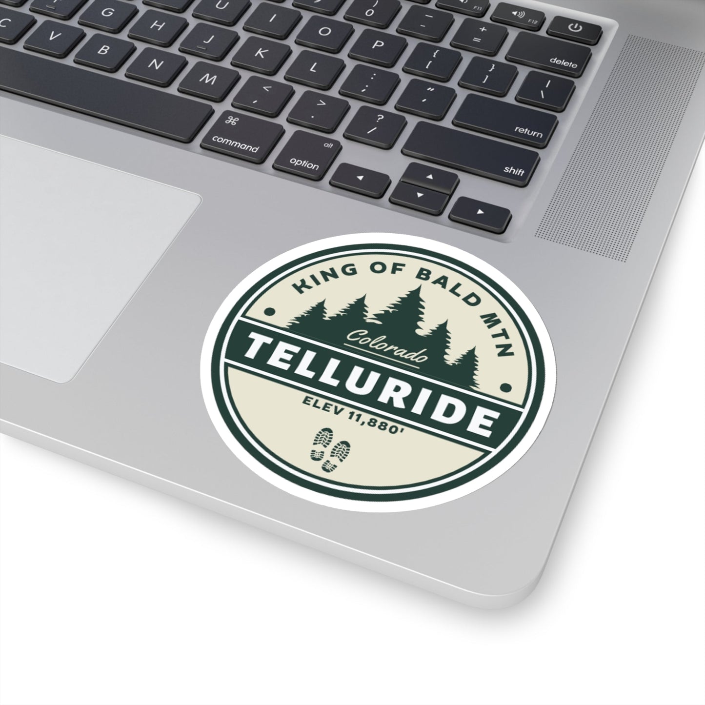 "King Of Bald Mountain" Sticker - Telluride Shop