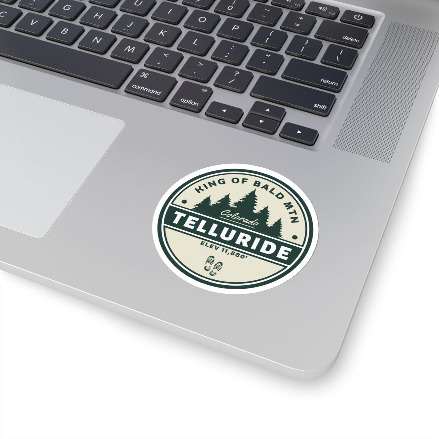 "King Of Bald Mountain" Sticker - Telluride Shop