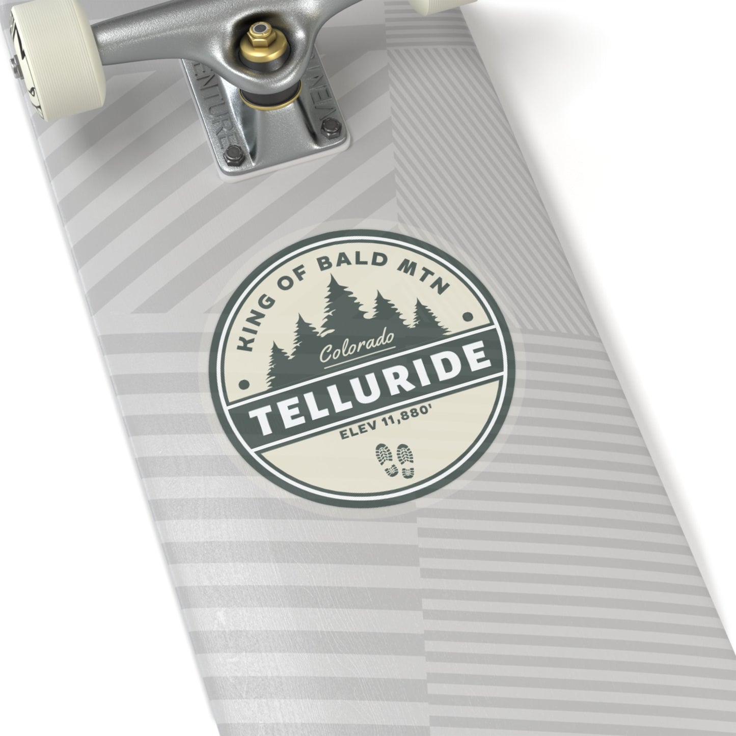 "King Of Bald Mountain" Sticker - Telluride Shop