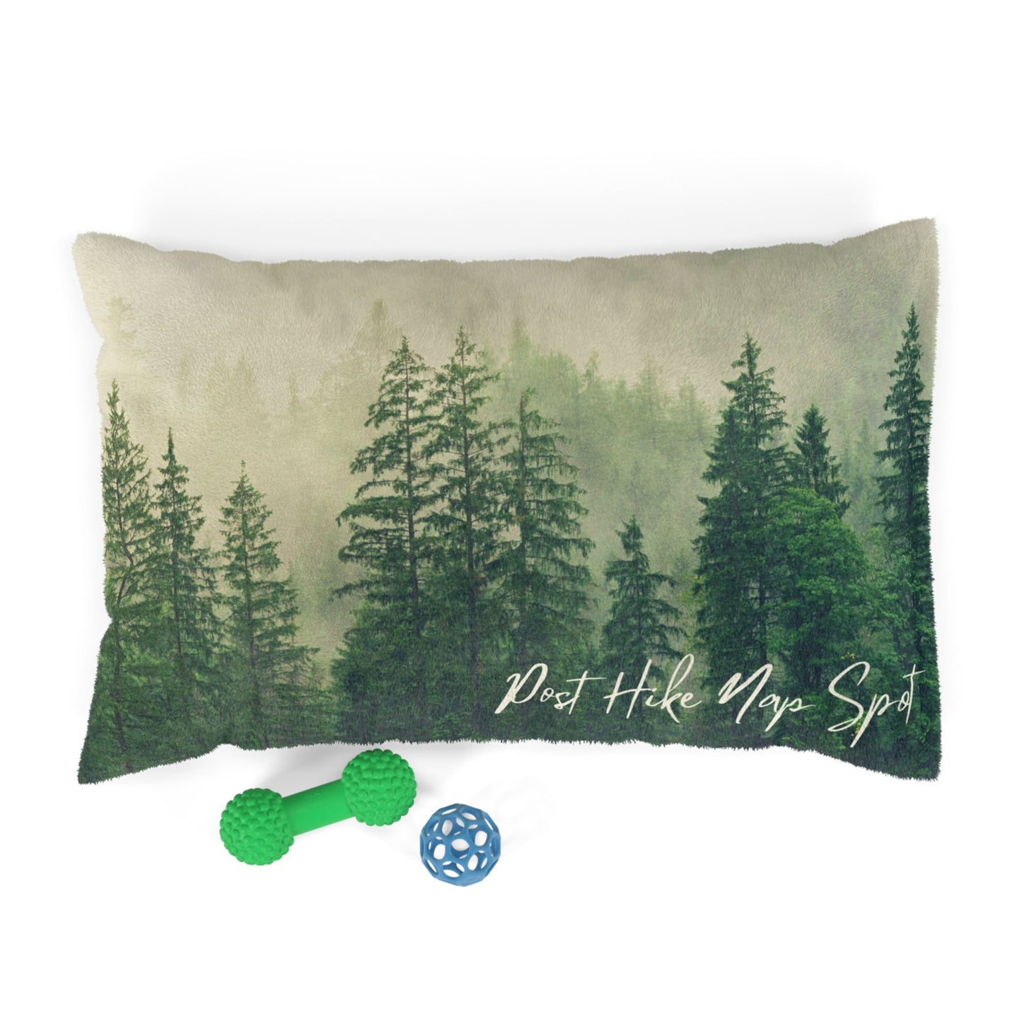 Spoil your furry companion with our plush Telluride's "Post Hike Nap Spot" Dog Bed, featuring a customizable, feather-soft fleece exterior, a zippered back for easy care, and a shape-retaining insert for enduring comfort.