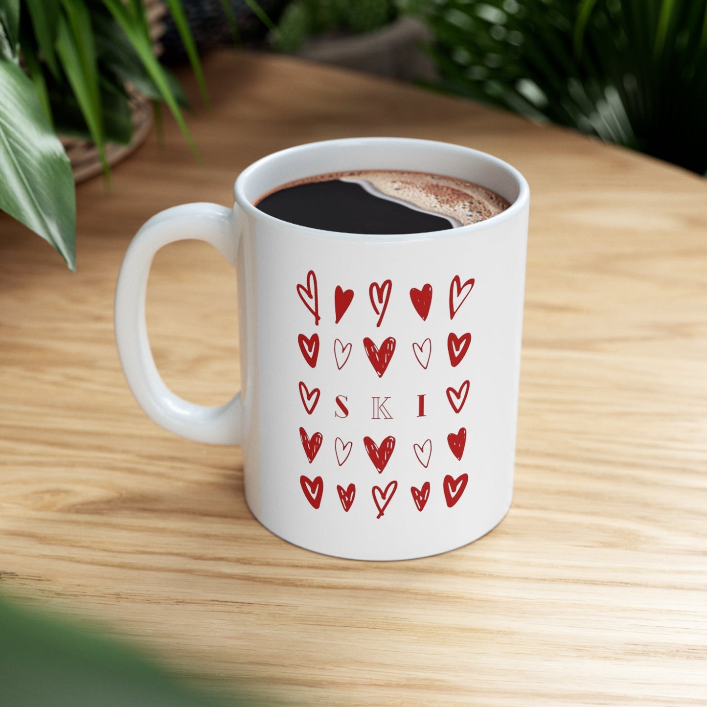 Ski Coffee Mug Love, 11oz - Telluride Shop