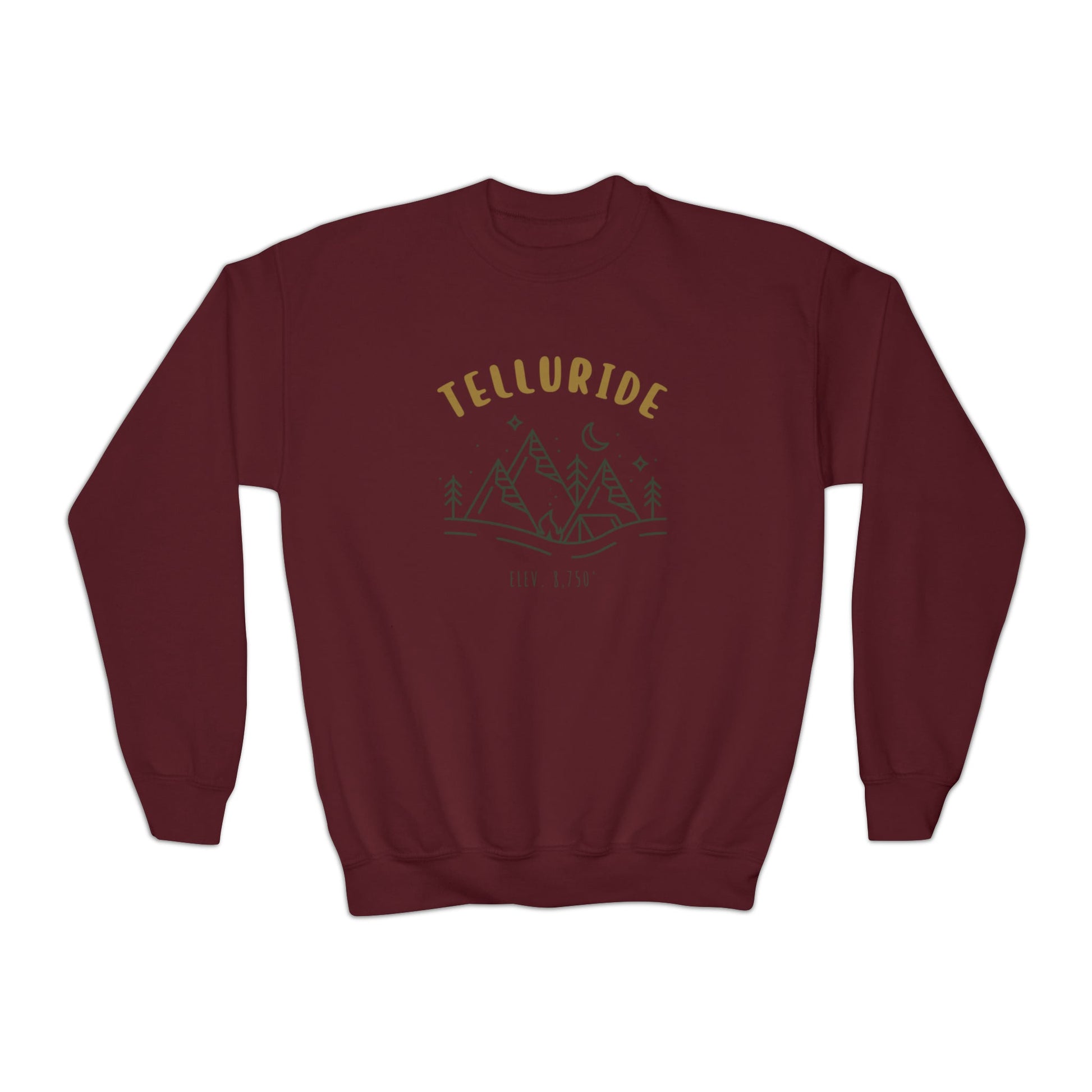 Youth Crewneck Telluride Sweatshirt - Telluride Shop