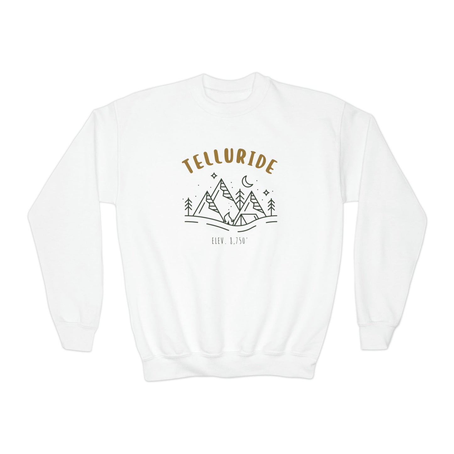 Youth Crewneck Telluride Sweatshirt - Telluride Shop