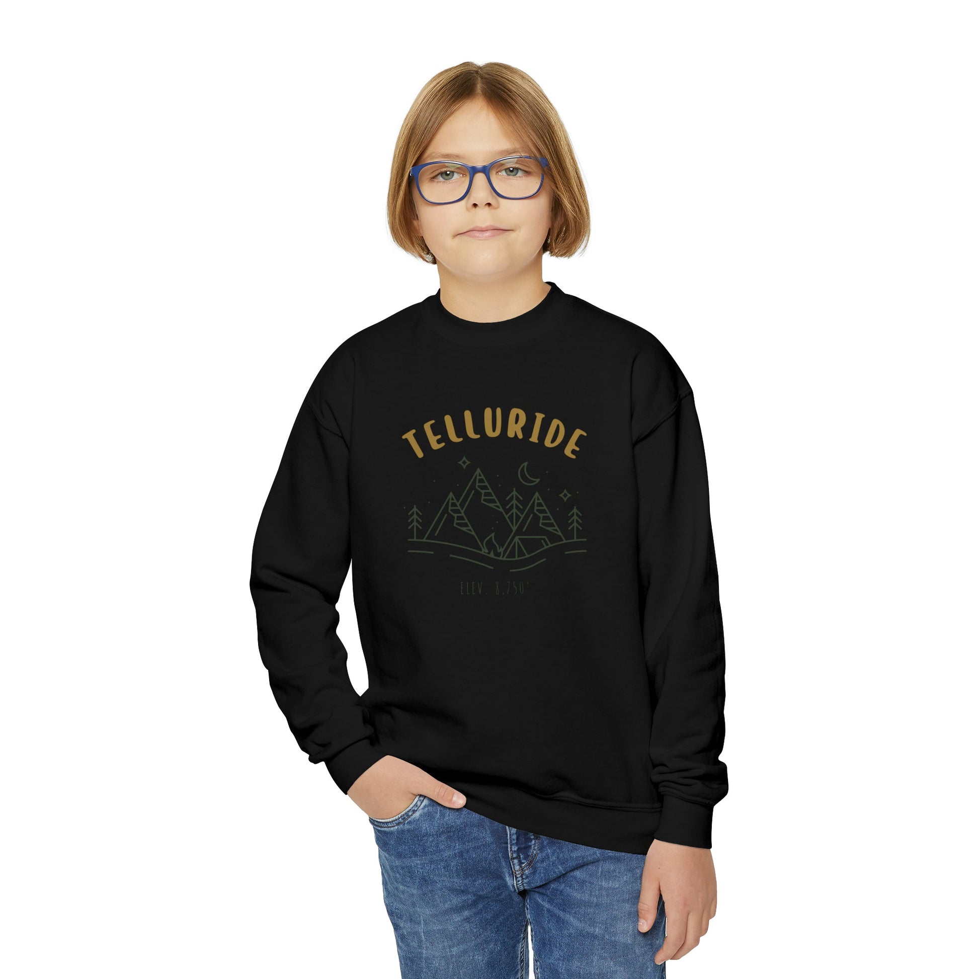 Youth Crewneck Telluride Sweatshirt - Telluride Shop