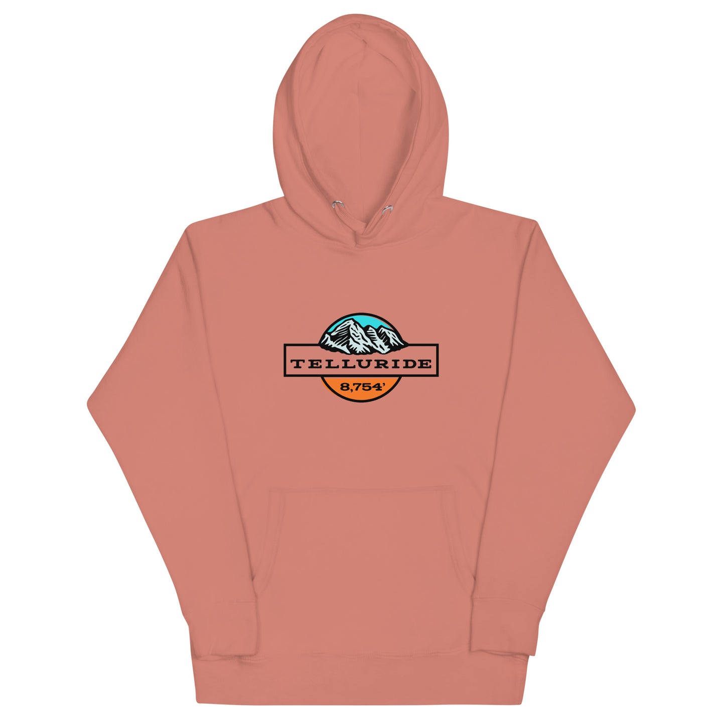 Telluride Colorado Elevation Unisex Cotton Hoodie Comfy
