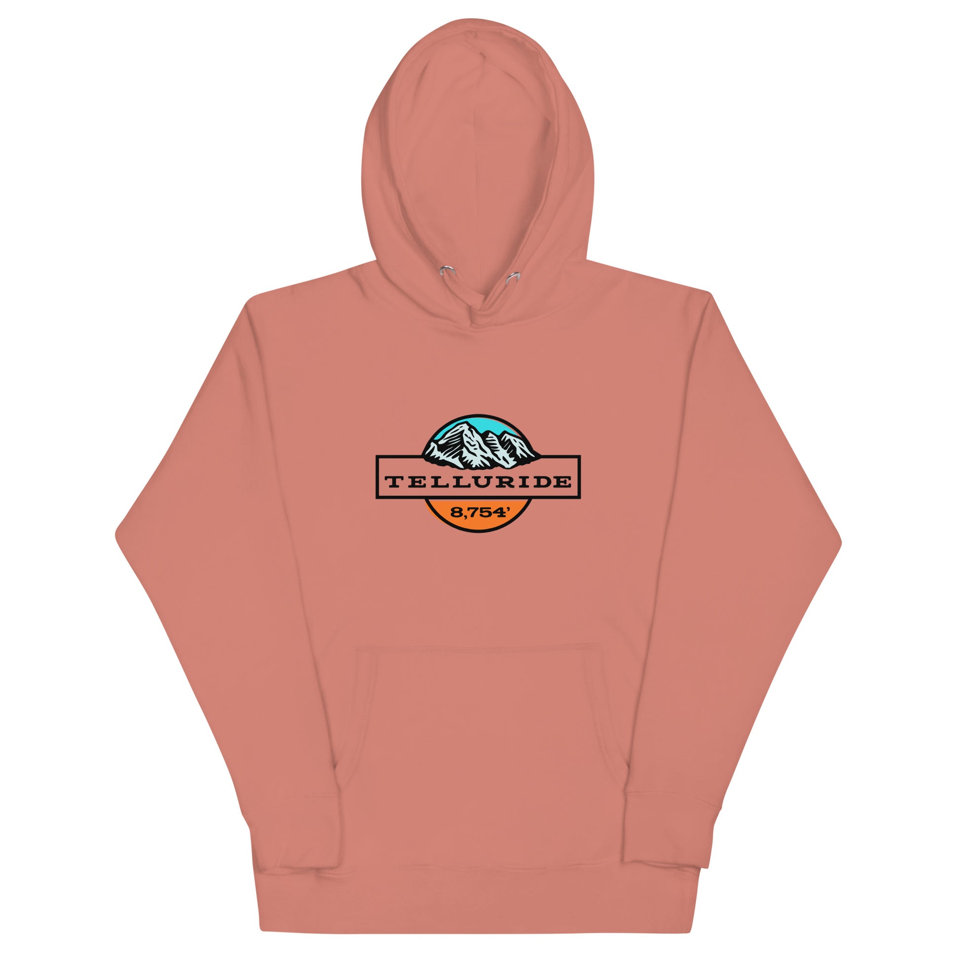 Telluride Colorado Elevation Unisex Cotton Hoodie Comfy