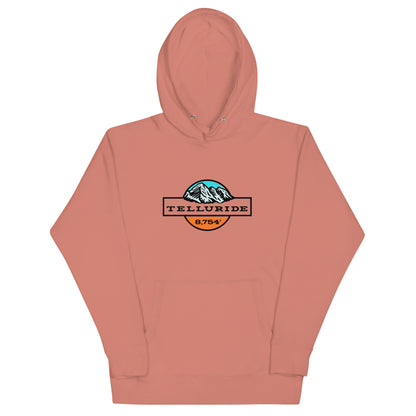 Telluride Colorado Elevation Unisex Cotton Hoodie Comfy