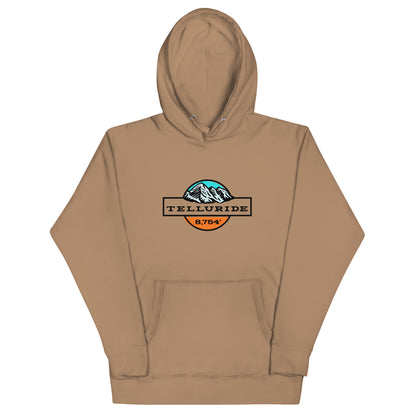 Telluride Colorado Elevation Unisex Cotton Hoodie Comfy Warm