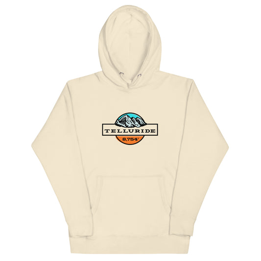 Telluride Colorado Elevation Unisex Hoodie Comfy