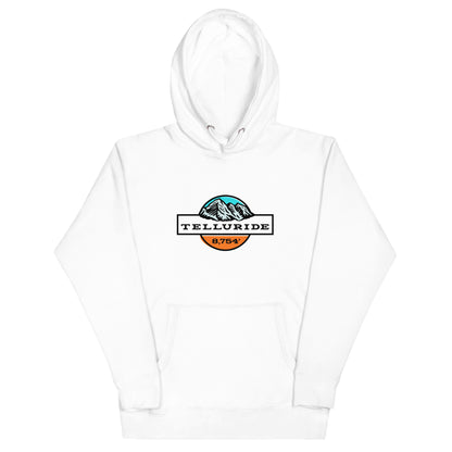 Town of Telluride Colorado Elevation Cotton Hoodie Comfy Warm