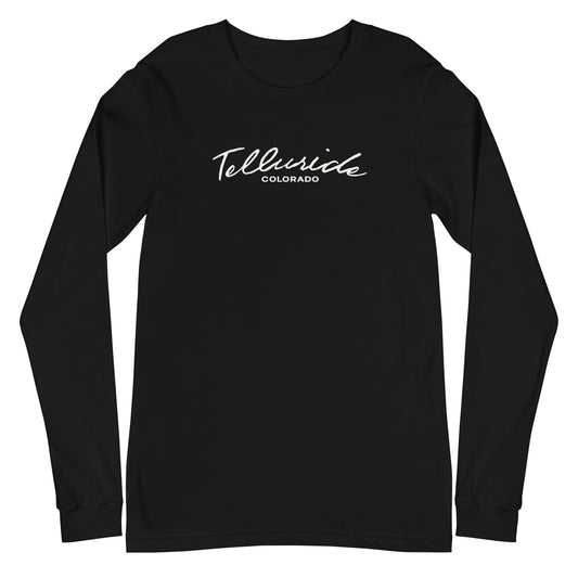 Unisex Telluride Long Sleeve T Shirt Telluride Colorado Mens and womens Shirts & Clothing