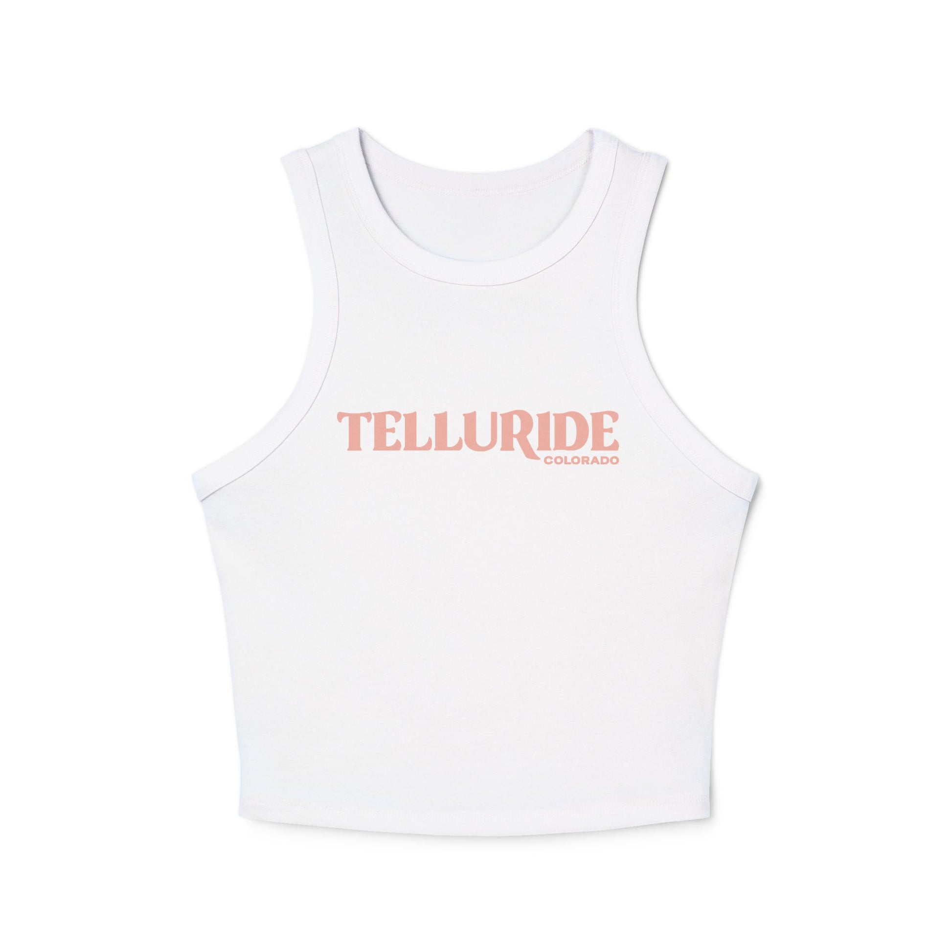 Womens Telluride Micro Rib Racer Tank Top |Telluride Clothing
