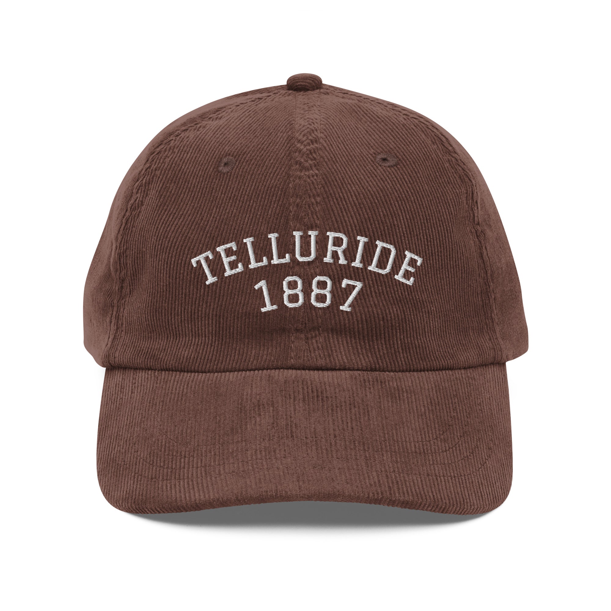 Telluride Colorado Embroidered Corduroy Hat – Telluride Shop