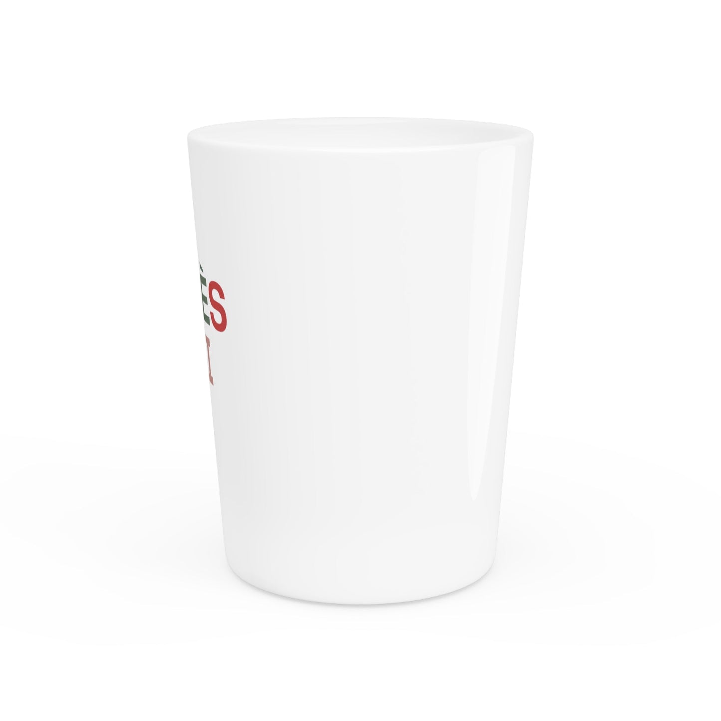 "Aprés Ski" Color Block Shot Glass - Telluride Shop