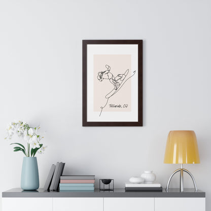Framed Snowboarder Poster - Telluride Shop