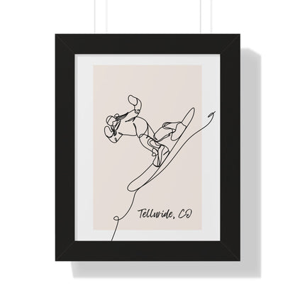 Framed Snowboarder Poster - Telluride Shop