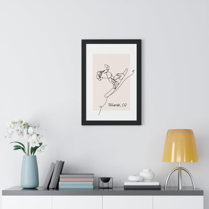 Framed Snowboarder Poster - Telluride Shop