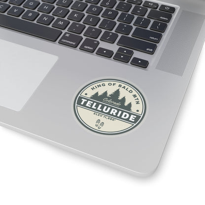 "King Of Bald Mountain" Sticker - Telluride Shop