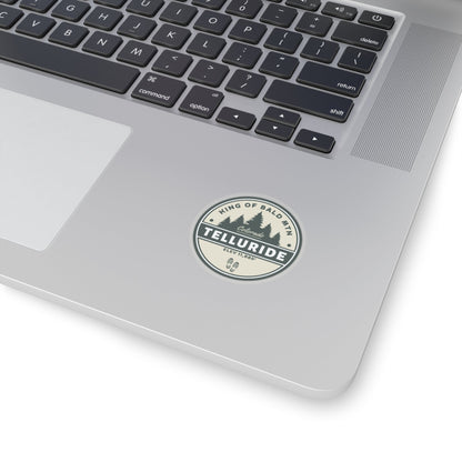 "King Of Bald Mountain" Sticker - Telluride Shop