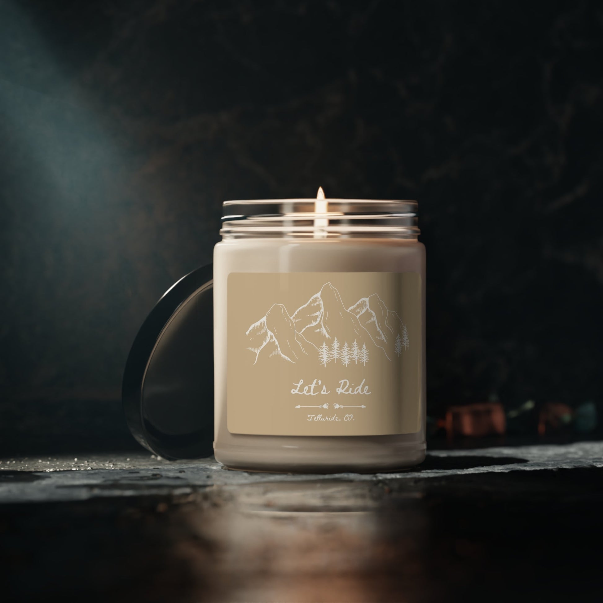 "Let's Ride" Scented Soy Candle - Telluride Shop