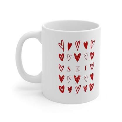 Ski Coffee Mug Love, 11oz - Telluride Shop
