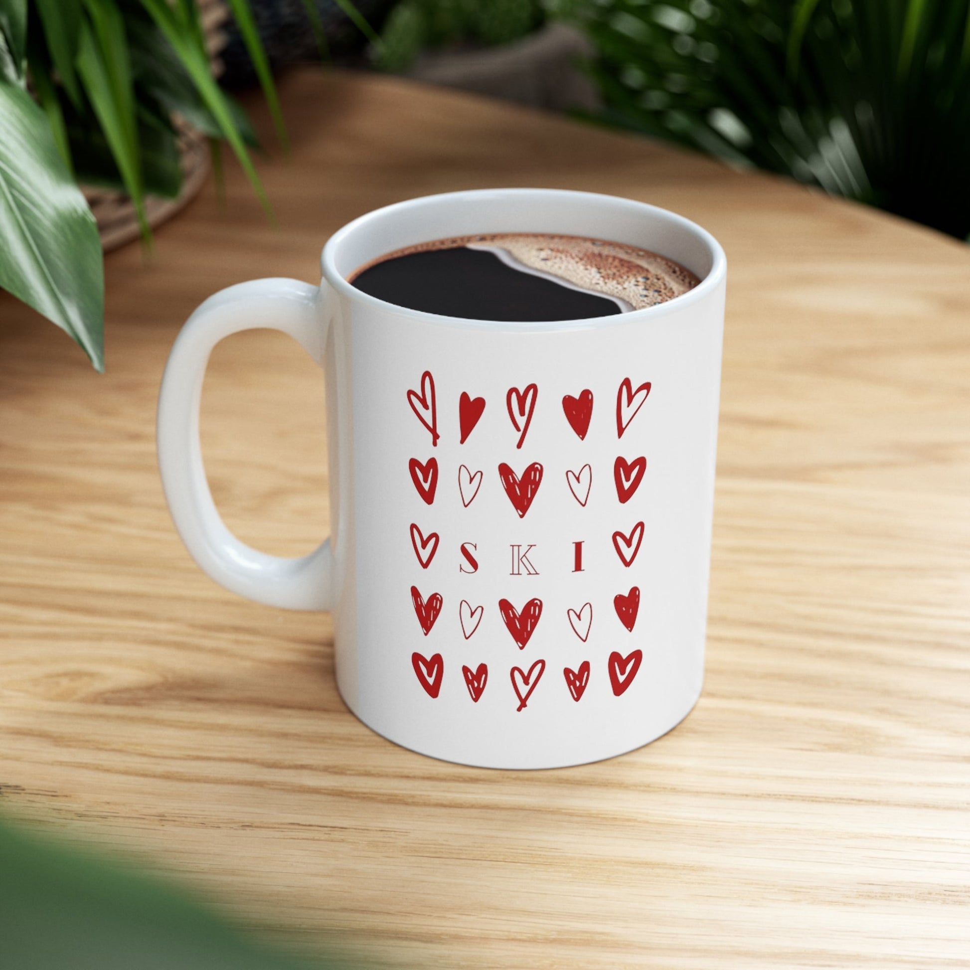 Ski Coffee Mug Love, 11oz - Telluride Shop