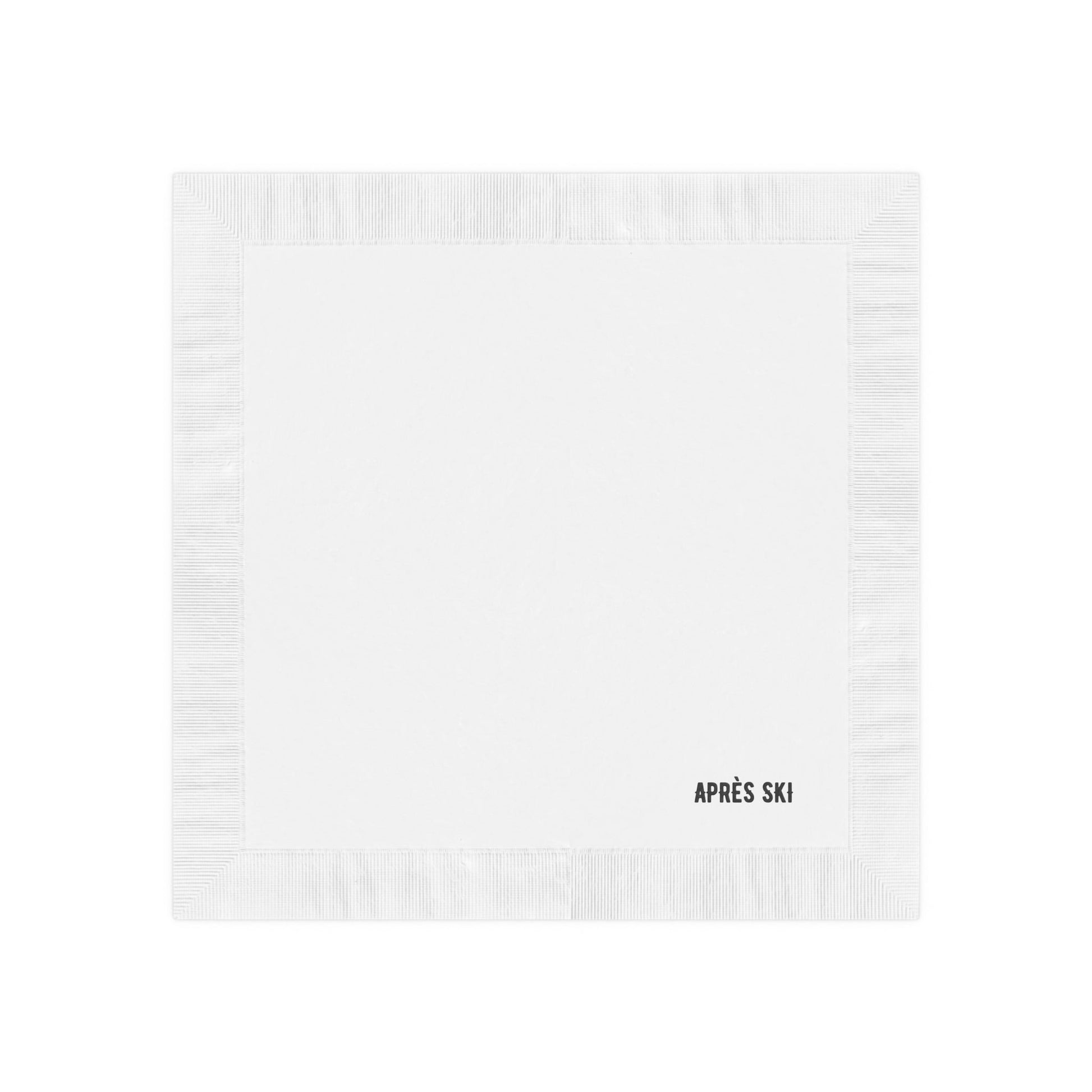 ski cocktail drink party napkins