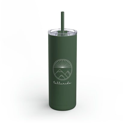 Telluride Tumbler Skinny Matte, 20oz - Telluride Shop