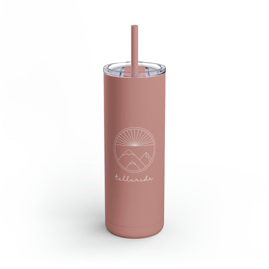 Telluride Tumbler Skinny Matte, 20oz - Telluride Shop