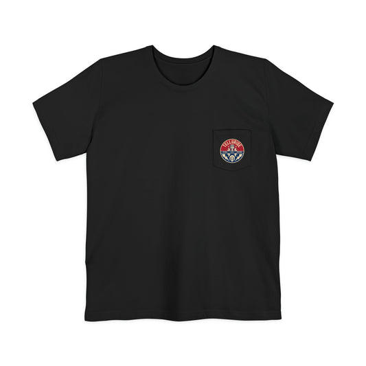To Hell You Ride Telluride Pocket T-shirt - Telluride Shop