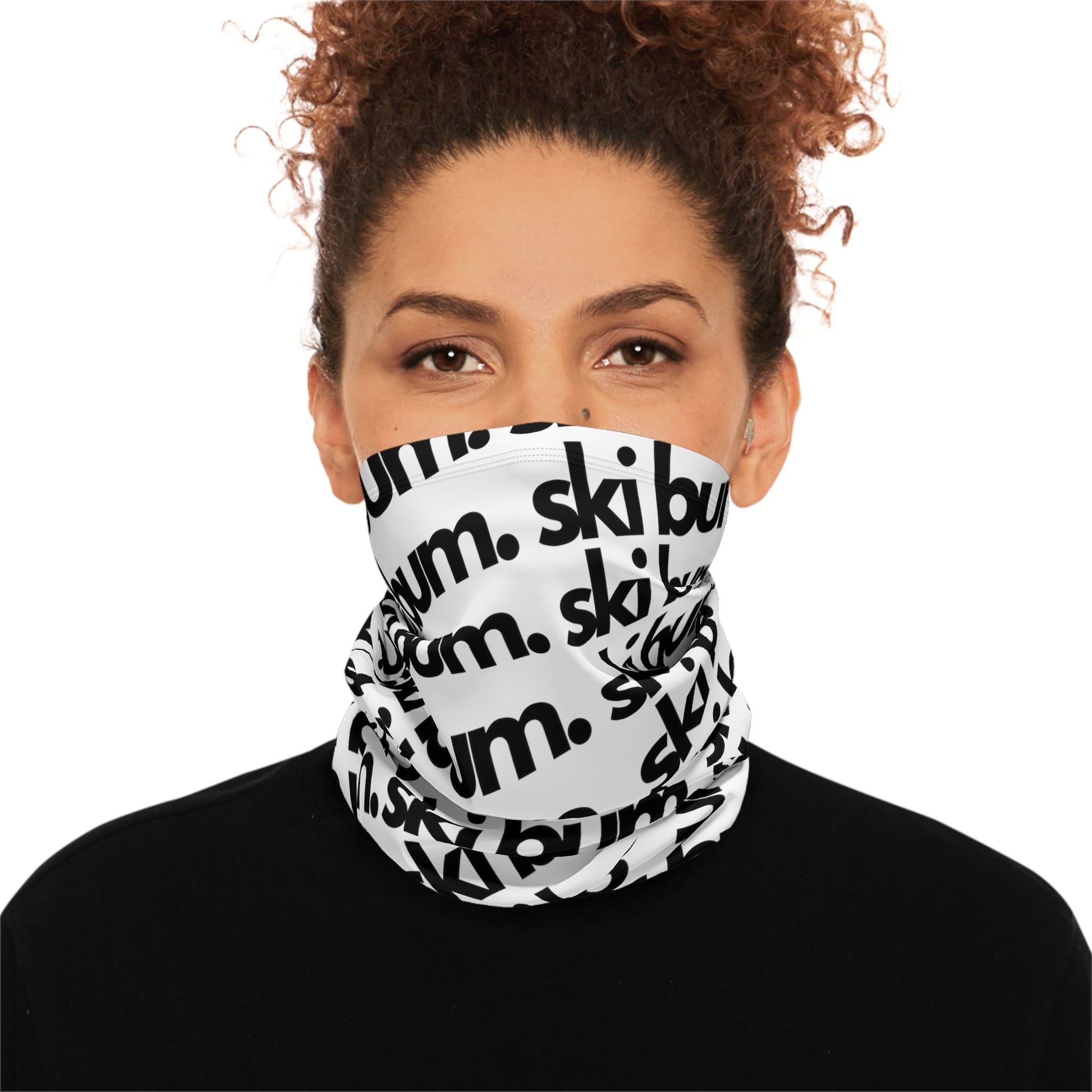 Unisex "Ski Bum" Winter Neck Gaiter With Drawstring - Telluride Shop