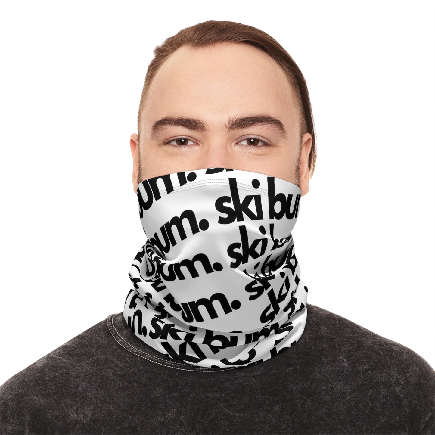 Unisex "Ski Bum" Winter Neck Gaiter With Drawstring - Telluride Shop