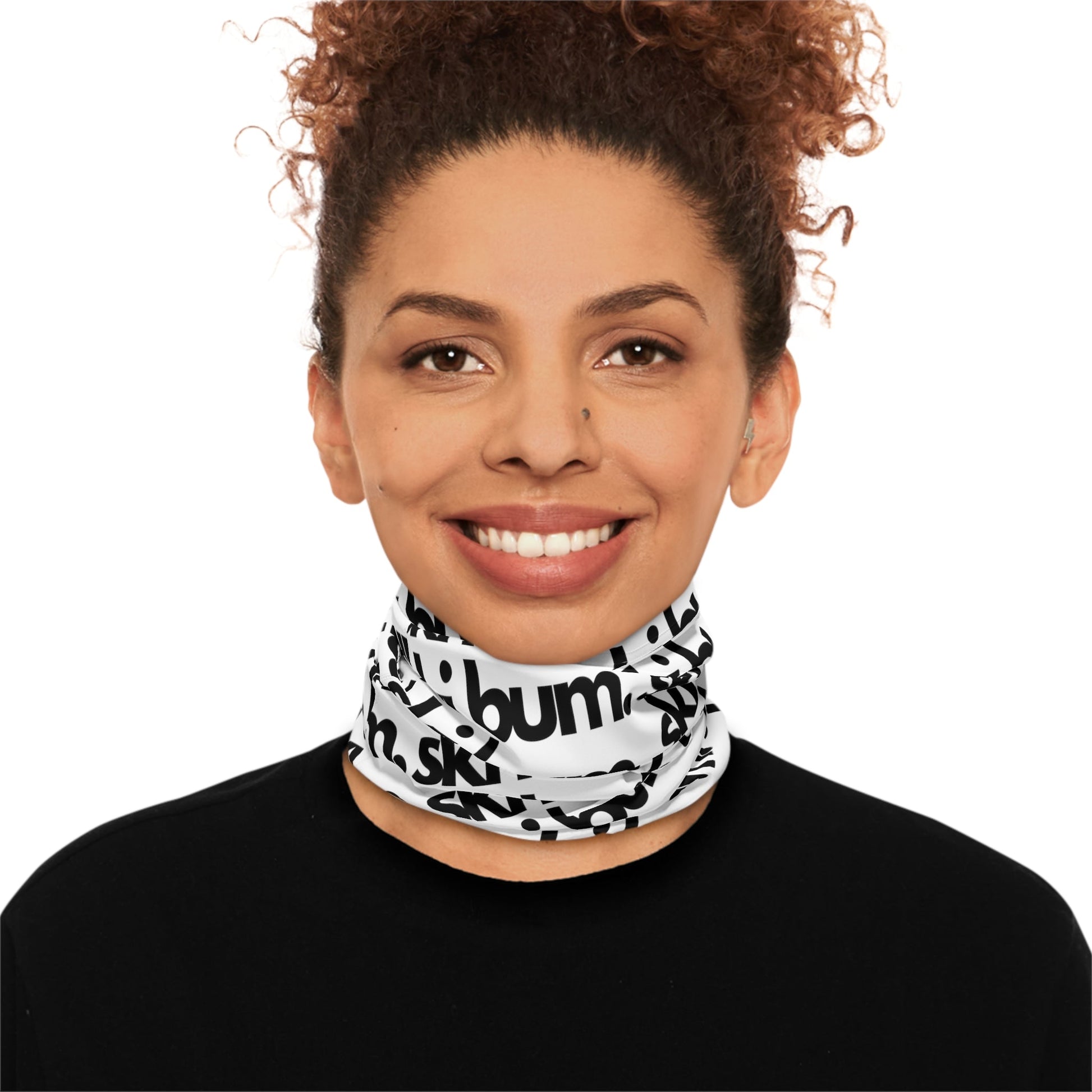 Unisex "Ski Bum" Winter Neck Gaiter With Drawstring - Telluride Shop