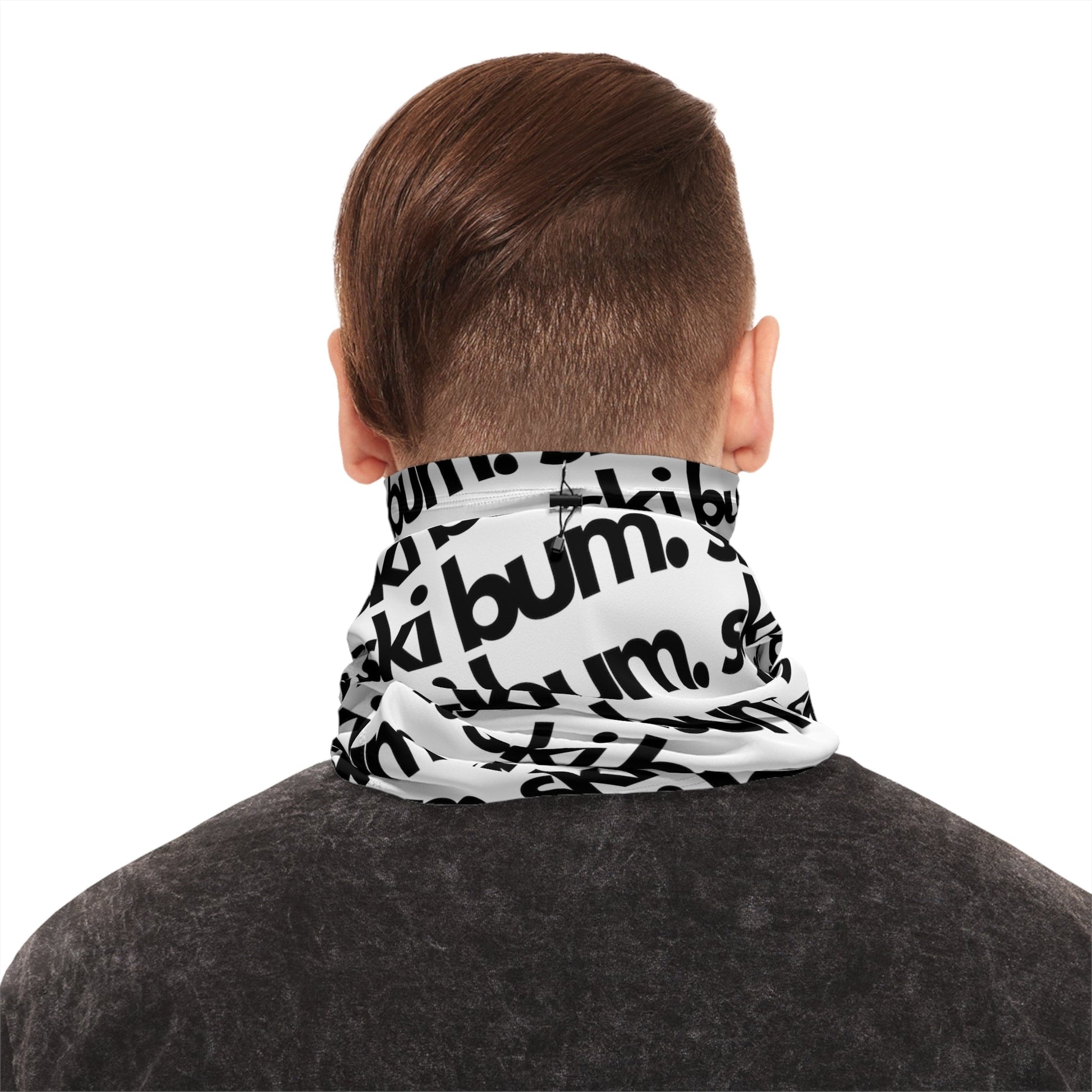 Unisex "Ski Bum" Winter Neck Gaiter With Drawstring - Telluride Shop
