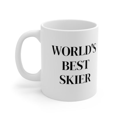"World's Best Skier" Ceramic Mug - Telluride Shop