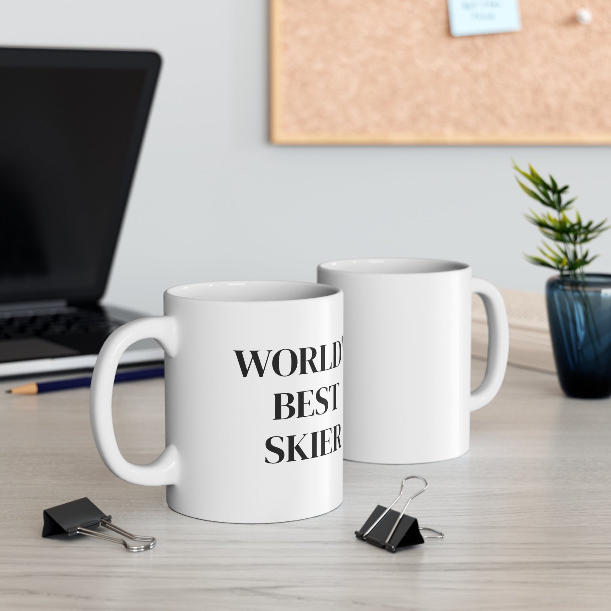 "World's Best Skier" Ceramic Mug - Telluride Shop