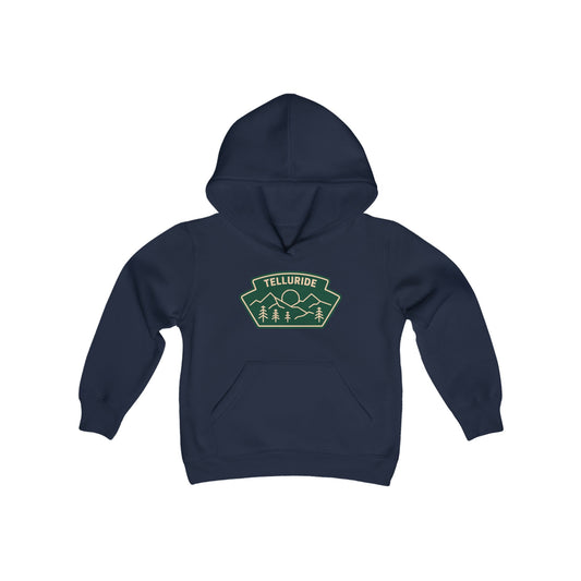 Youth Telluride Heavy Blend Hooded Sweatshirt - Telluride Shop